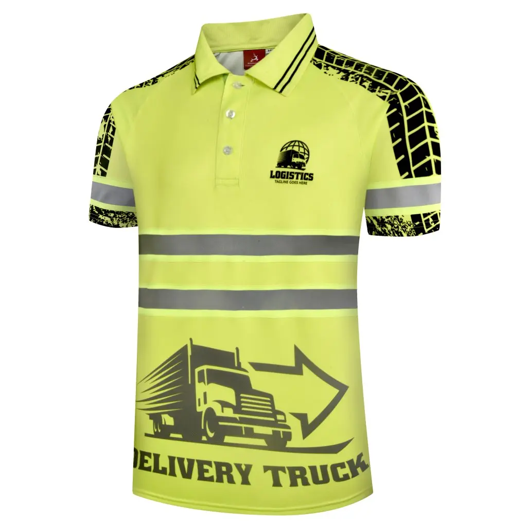 Polos Sublimation Hivis Ink+Reflective